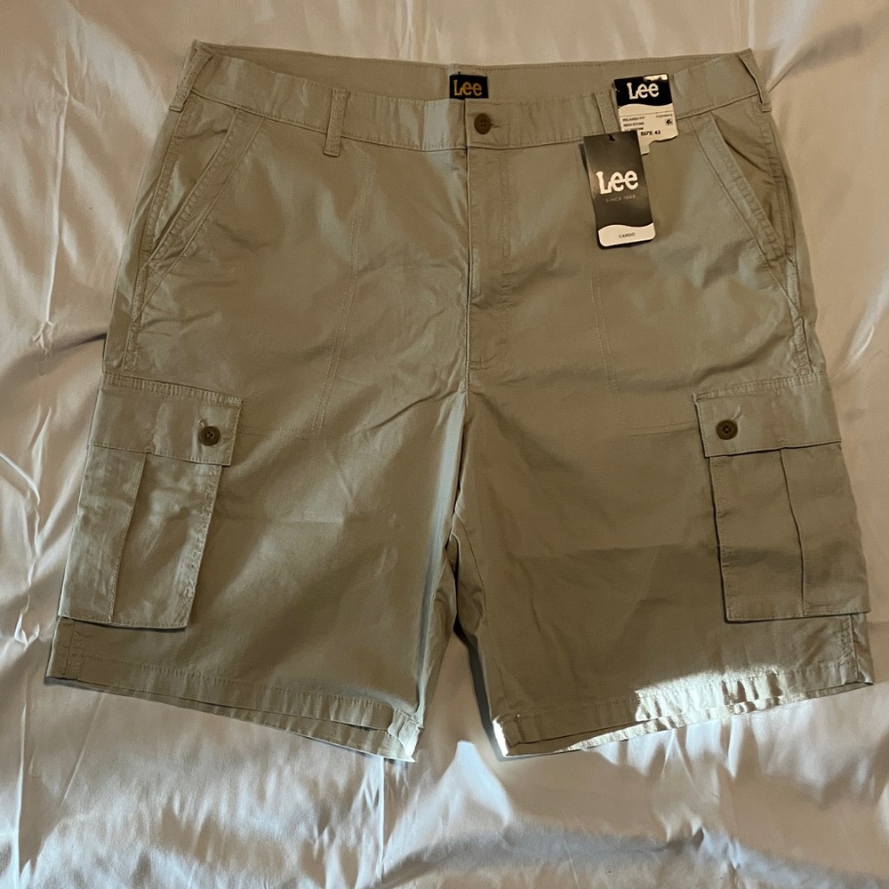 Lee Men's Light Khaki Cargo Shorts